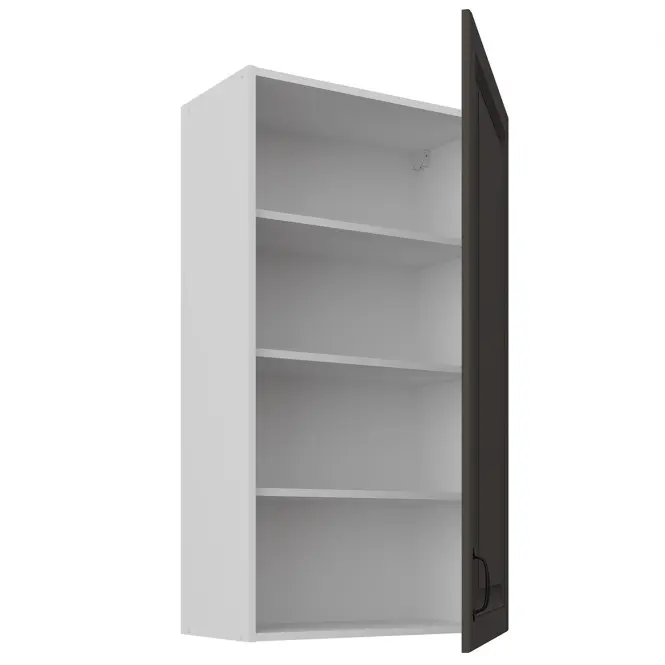 Konyhaszekrény Stilo grafit matt/fehér 60G-108 1F