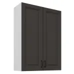 Konyhaszekrény Stilo grafit matt/fehér 80G-108 2F