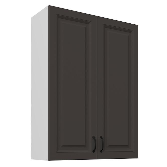 Konyhaszekrény Stilo grafit matt/fehér 80G-108 2F