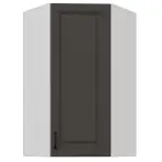 Konyhaszekrény Stilo grafit matt/fehér 60x60 GN-108 1F (45°)