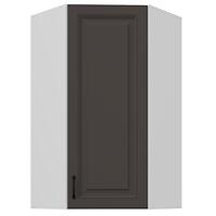 Konyhaszekrény Stilo grafit matt/fehér 60x60 GN-108 1F (45°)