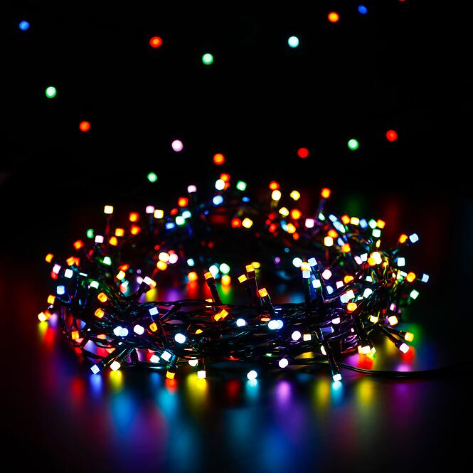 Karácsonyi fények LED 200l zew. z programatorem i timerem 13/25/LED/ww+m,2