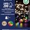 Karácsonyi fények LED 200l zew. z programatorem i timerem 13/25/LED/ww+m,3