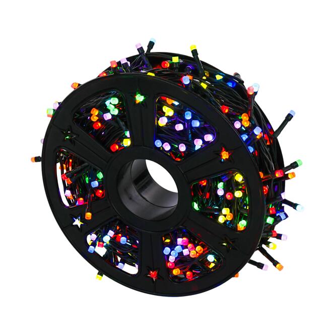 Karácsonyi fények LED 400l zew. z programatorem i timerem 17/25/LED/ww+m