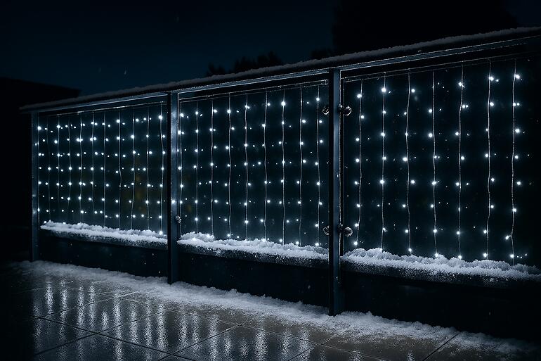 Karácsonyi fények LED 189 LED zew. Transf 49/25/LED/ww+cw+flash,2