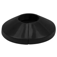 Rozetta 25 mm fekete komplett (2 db)
