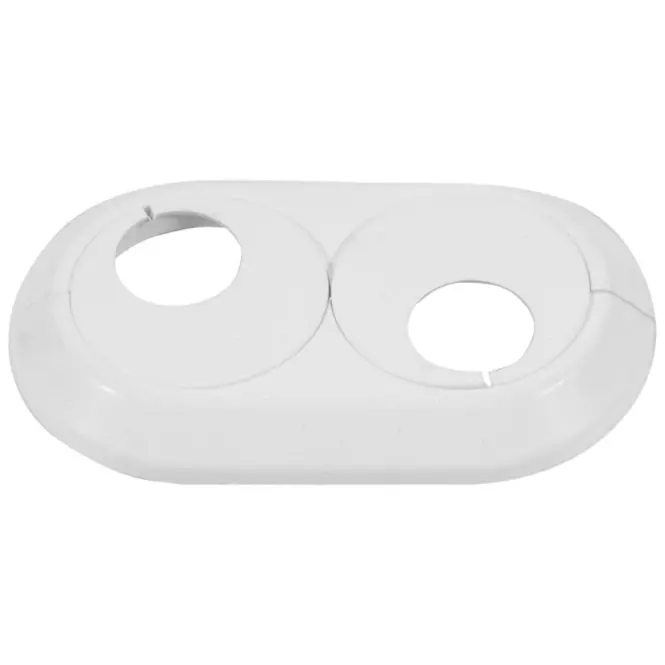 Dupla rozetta 20 mm fehér