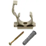 Egyszeres csőbilincs zárral és dübellel 20 mm (5 db)