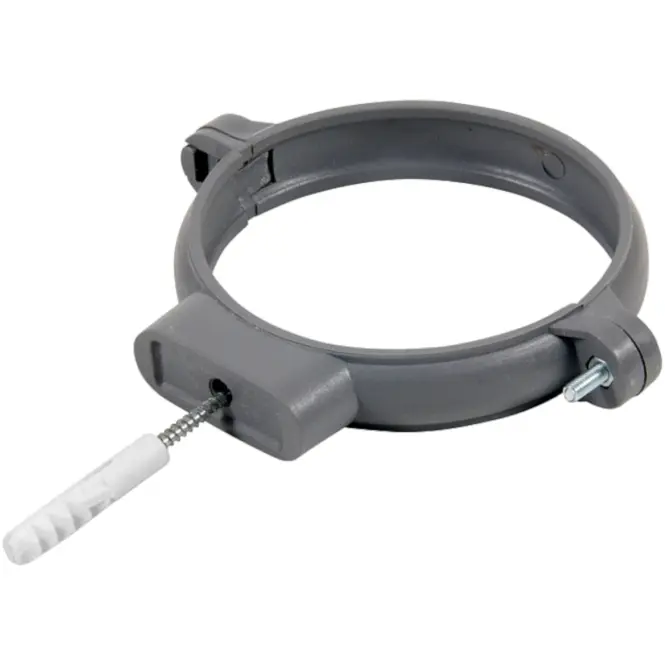 Csőbilincs 110 mm szürke