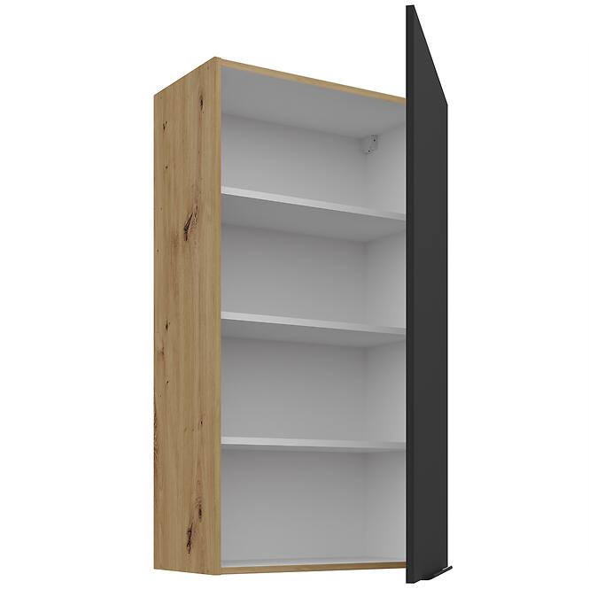 Konyhaszekrény Aria-Bl/Ar Anti Fingerprint 60g-108 1f,3