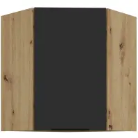 Konyhaszekrény Aria-Bl/Ar Anti Fingerprint 60x60 Gn-72 1f (45°)