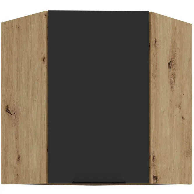 Konyhaszekrény Aria-Bl/Ar Anti Fingerprint 60x60 Gn-72 1f (45°)