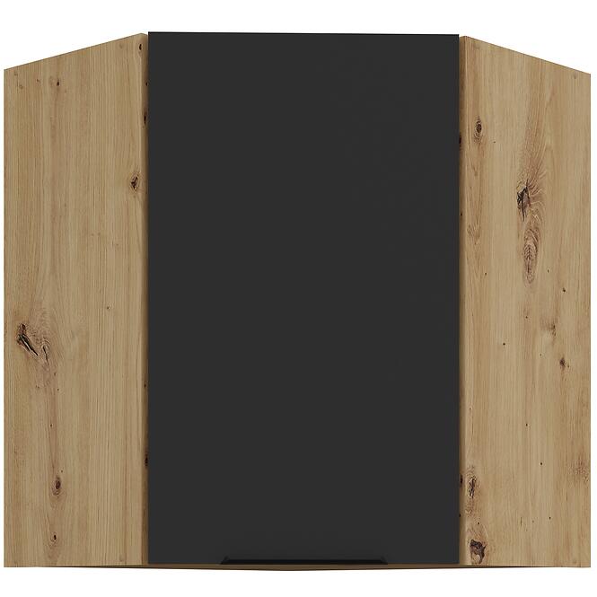Konyhaszekrény Aria-Bl/Ar Anti Fingerprint 60x60 Gn-72 1f (45°)