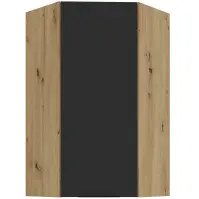 Konyhaszekrény Aria-Bl/Ar Anti Fingerprint 60x60 Gn-108 1f (45°)