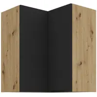Konyhaszekrény Aria-Bl/Ar Anti Fingerprint 60x60 Gn-72 2f (90°)