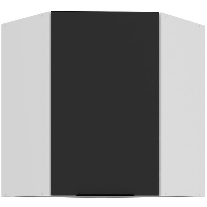 Konyhaszekrény Aria-Bl/Wh Anti Fingerprint 60x60 Gn-72 1f (45°)
