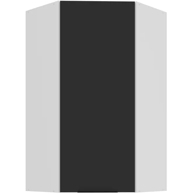 Konyhaszekrény Aria-Bl/Wh Anti Fingerprint 60x60 Gn-108 1f (45°)