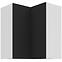Konyhaszekrény Aria-Bl/Wh Anti Fingerprint 60x60 Gn-72 2f (90°)
