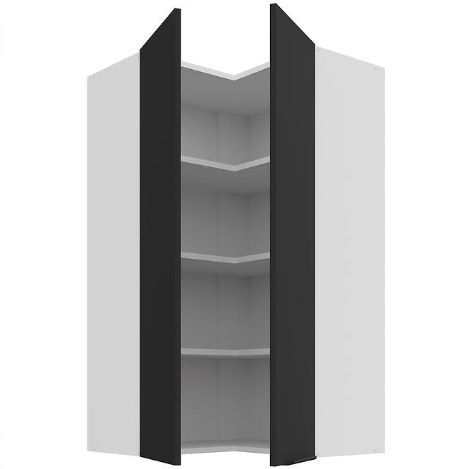 Konyhaszekrény Aria-Bl/Wh Anti Fingerprint 60x60 Gn-108 2f (90°)