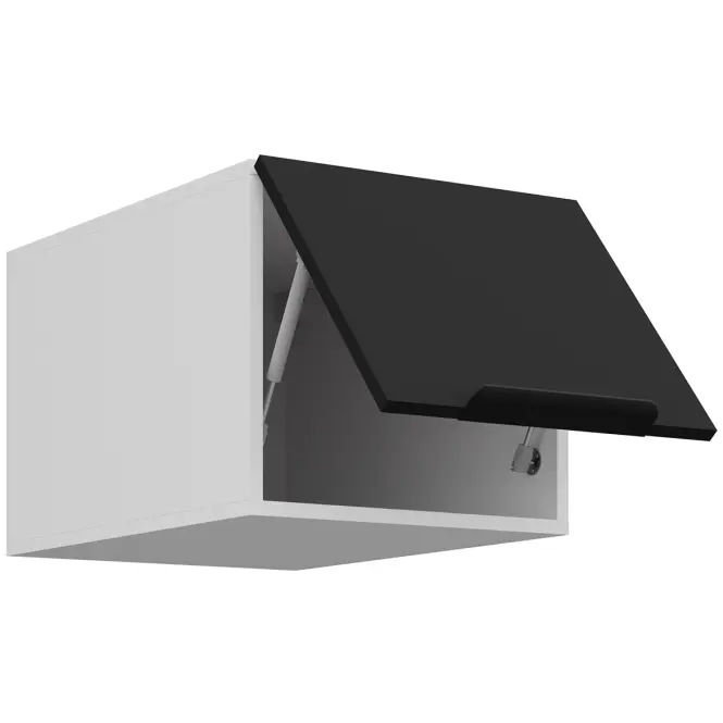 Konyhaszekrény Aria-Bl/Wh Anti Fingerprint 40 Nagu-36 1f,3