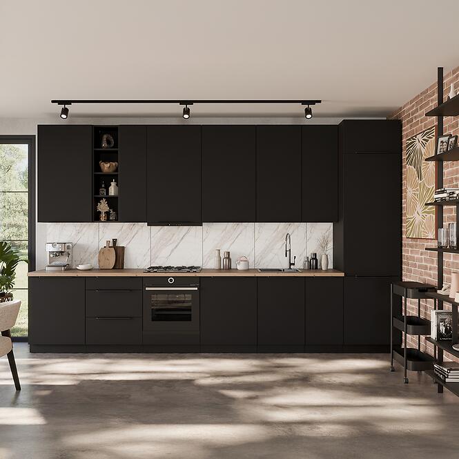 Konyhaszekrény Aria-Bl/Bl Anti Fingerprint 60 Nagu-36 1f,5