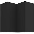 Konyhaszekrény Aria-Bl/Bl Anti Fingerprint 60x60 Gn-72 2f (90°)