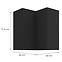 Konyhaszekrény Aria-Bl/Bl Anti Fingerprint 60x60 Gn-72 2f (90°),2