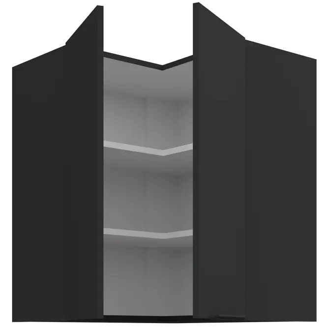 Konyhaszekrény Aria-Bl/Bl Anti Fingerprint 60x60 Gn-72 2f (90°)