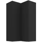 Konyhaszekrény Aria-Bl/Bl Anti Fingerprint 60x60 Gn-108 2f (90°)