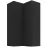 Konyhaszekrény Aria-Bl/Bl Anti Fingerprint 60x60 Gn-108 2f (90°)