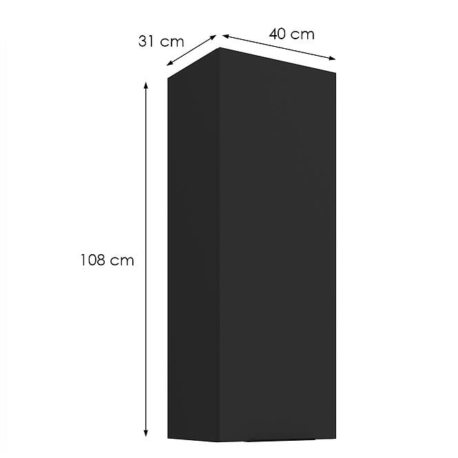 Konyhaszekrény Aria-Bl/Bl Anti Fingerprint 40g-108 1f,2