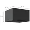 Konyhaszekrény Aria-Bl/Ant Anti Fingerprint 60 Nagu-36 1f,2