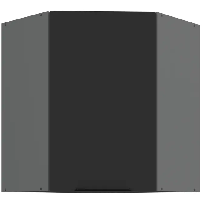 Konyhaszekrény Aria-Bl/Ant Anti Fingerprint 60x60 Gn-72 1f (45°)