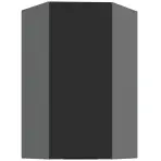 Konyhaszekrény Aria-Bl/Ant Anti Fingerprint 60x60 Gn-108 1f (45°)