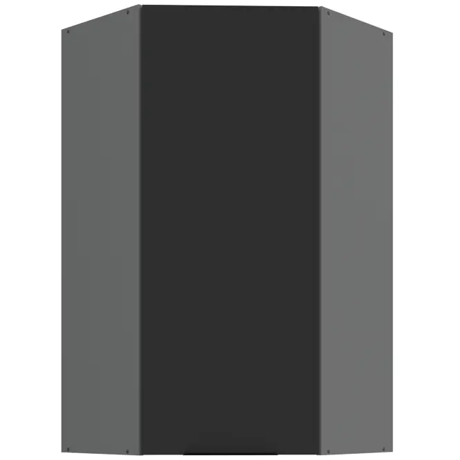 Konyhaszekrény Aria-Bl/Ant Anti Fingerprint 60x60 Gn-108 1f (45°)