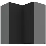 Konyhaszekrény Aria-Bl/Ant Anti Fingerprint 60x60 Gn-72 2f (90°)