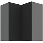 Konyhaszekrény Aria-Bl/Ant Anti Fingerprint 60x60 Gn-72 2f (90°)