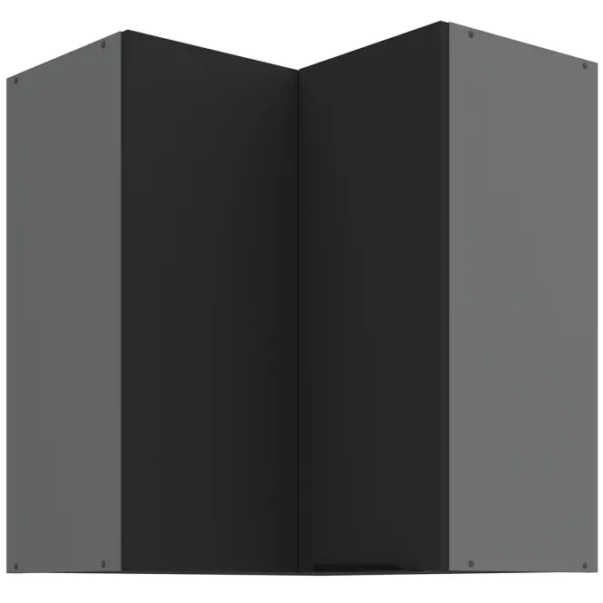 Konyhaszekrény Aria-Bl/Ant Anti Fingerprint 60x60 Gn-72 2f (90°)