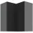 Konyhaszekrény Aria-Bl/Ant Anti Fingerprint 60x60 Gn-72 2f (90°)