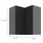 Konyhaszekrény Aria-Bl/Ant Anti Fingerprint 60x60 Gn-72 2f (90°),2