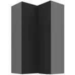 Konyhaszekrény Aria-Bl/Ant Anti Fingerprint 60x60 Gn-108 2f (90°)