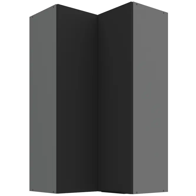 Konyhaszekrény Aria-Bl/Ant Anti Fingerprint 60x60 Gn-108 2f (90°)