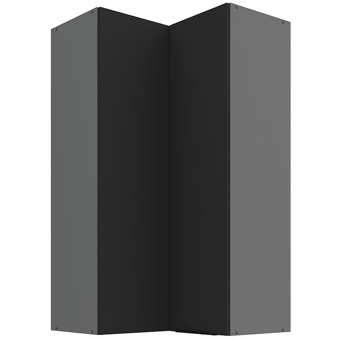 Konyhaszekrény Aria-Bl/Ant Anti Fingerprint 60x60 Gn-108 2f (90°)