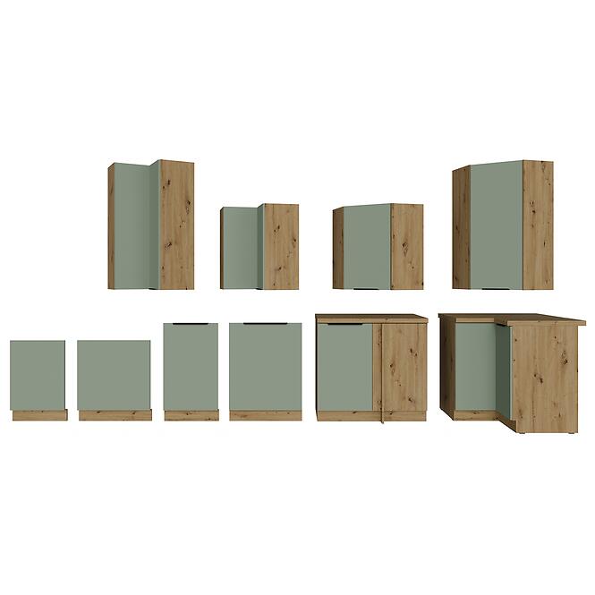 Konyhaszekrény Aria-Sa/Ar Anti Fingerprint 50 Nagu-36 1f,11