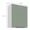 Konyhaszekrény Aria-Sa/Wh Anti Fingerprint 60g-72 1f,2