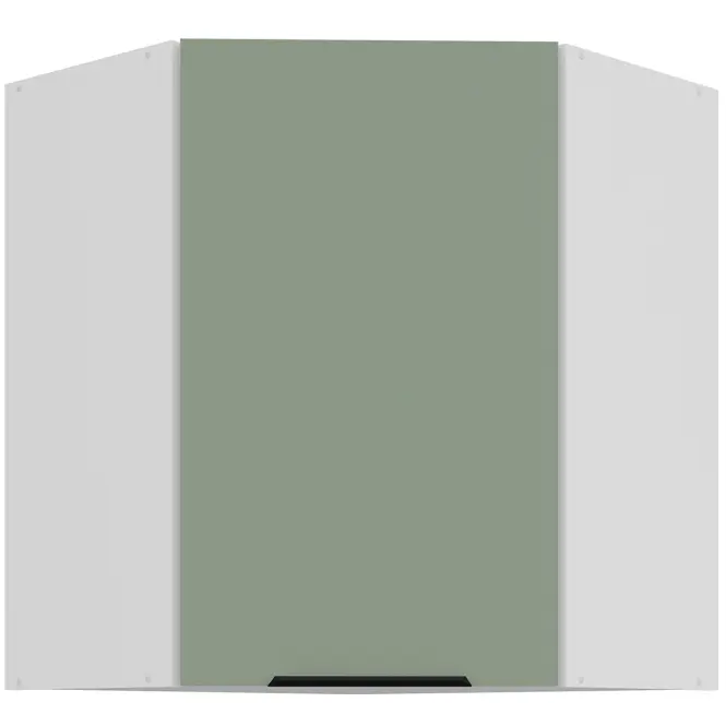 Konyhaszekrény Aria-Sa/Wh Anti Fingerprint 60x60 Gn-72 1f (45°)
