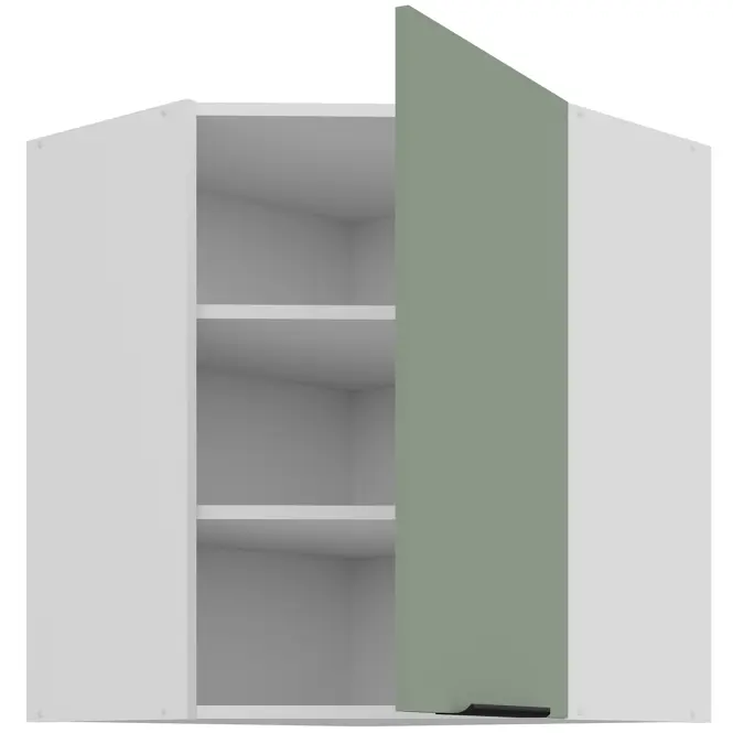Konyhaszekrény Aria-Sa/Wh Anti Fingerprint 60x60 Gn-72 1f (45°)