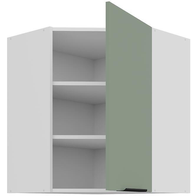 Konyhaszekrény Aria-Sa/Wh Anti Fingerprint 60x60 Gn-72 1f (45°)