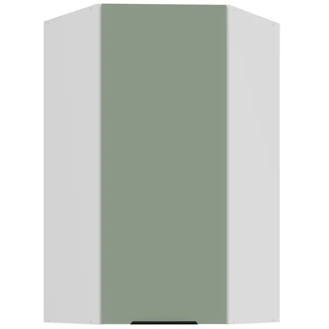 Konyhaszekrény Aria-Sa/Wh Anti Fingerprint 60x60 Gn-108 1f (45°)