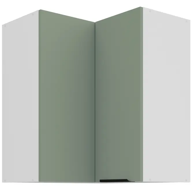 Konyhaszekrény Aria-Sa/Wh Anti Fingerprint 60x60 Gn-72 2f (90°)